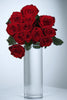 Langstilkede røde roser